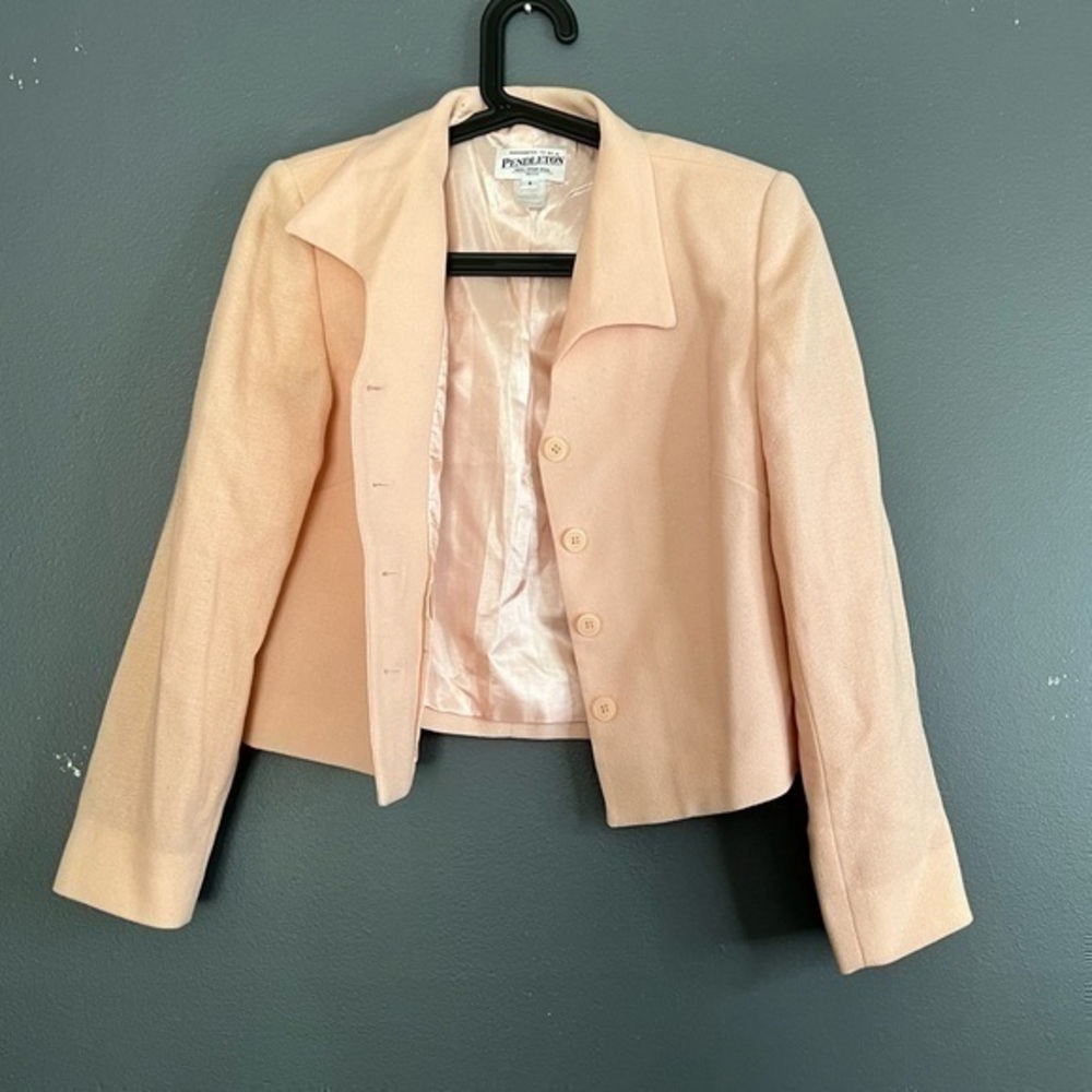 Pendleton | light pink blazer